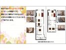 デラックストリプル 間取りは2パターンございますが、どちらかの間取りになります。※間取りの選択は不可