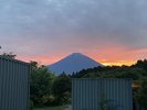 デラックスキャビンWエリアからの富士山