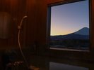 貸切展望風呂(夕方の景色)