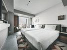 【スーペリア_+_ツイン】13階〜15階/眺望:北側のお部屋。床には北海道を想起させるカーペット。