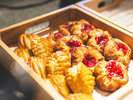 パン:道産小麦使用を使用したトーストやライ麦パン、デニッシュ、惣菜パンなどもご用意。