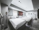 【デラックス_ファミリーツイン】エキストラベッドは2台追加し最大4名様までご利用可能。