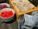 しば漬けや紅生姜 、納豆や味海苔