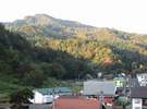 4階 湯上り処から紅葉の眺め