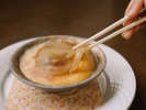 フォアグラ茶わん蒸し&フカひれ餡掛け