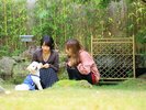 わんちゃんと専用の広縁でお楽しみいただけます