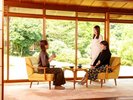 【新館和室デラックス】かけ流し温泉付き/本間+次の間+化粧の間(83u以上)