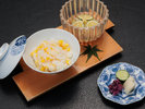 2026夏「松」(6.16〜9.15予定)酢橘素麺・炊き込み御飯・香の物