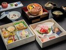 2026秋「お重」(9.16〜11.15予定)懐石料理をお重に詰めてお部屋へお届けいたします。