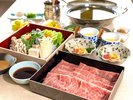 【夕食】近江牛しゃぶしゃぶコース