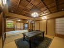 【あじさい】8畳+7畳で石風呂を備えた特別室です