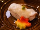 秋月の季節を感じる一品。(提供料理の一例)