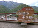 谷瀬の吊り橋