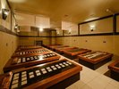 ■岩盤浴大量の汗を出して血行を促進、疲労回復に最適な岩盤浴を体験