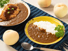 白桃カレー・デミカツ