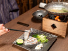 京懐石-月- 鯛のしゃぶしゃぶ