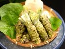 【夕食】伊豆名産「わさび」