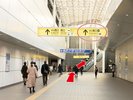 【JR・京急線横浜駅東口の地下ルート】H階段・エスカレーターを上がるときた東口A出口がございます。