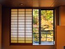 客室から望む世古峡の大自然
