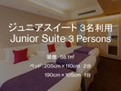 ジュニアスイート 3名 58.1平米