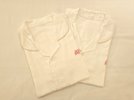 ルームウェア 全客室にフリーサイズの上下セパレートタイプをご用意しております。