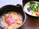 海鮮あんかけ茶わん蒸し具だくさん鶏肉茶わん蒸し(※日替わり)