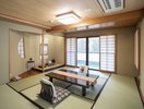 【特別室展望】やさしい自然の光と緑に包まれた純和室。