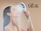 女性大浴場にはReFaのシャワーヘッド「ReFa FINE BUBBLE U」を設置しております♪