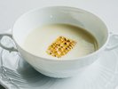 ディナー:とうもろこしの冷製ポタージュ