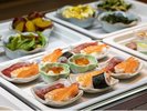 【朝食ブッフェ】元寿司職人の料理長が握るお寿司