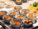 【朝食ブッフェ】和洋折衷、料理長手作りのお料理の数々
