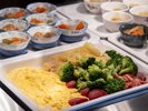 【朝食ブッフェ】和洋折衷、料理長手作りのお料理の数々