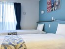 【ツインルーム】全室フランスベッド社のベッド&西川社のフェザー枕を採用☆上質な眠りをお約束します♪