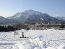 【寺坂棚田】冬の寺坂棚田から見る武甲山。車で約15分