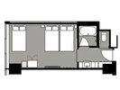 ナチュラルツインルームレイアウト(3名利用)