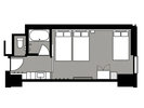 デラックスツインルームレイアウト(3名利用)