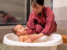 【貸切風呂】赤ちゃん連れでも安心のベビーバスをご用意。ご家族だけのプライベート温泉を。