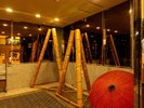 【館内装飾】和の趣を感じる、竹あかりのオブジェ