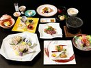 【アワビ会席】アワビを主役に据えた、季節の会席料理