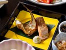 【朝食】香ばしく焼き上げた魚料理