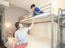 1名〜2名幼児含めて宿泊できます ※使用感イメージ