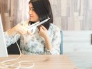 旅先でのヘアスタイリングも安心 ※使用感イメージ