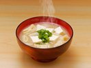 温かいお味噌汁