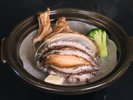 鮑陶板焼き(別注時1杯¥3,850-)
