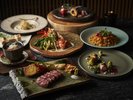 鉄板シェフズテーブル 「紅葉 こうよう」のクリスマスメニュー。