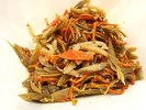 日替わり朝食一例:ピリッとひと味きいたきんぴらごぼう。