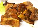 日替わり朝食一例:ぶりの照り焼き