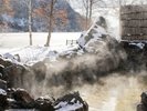 【露天風呂】四季折々の景色とくったり湖の風景を望むレイクイン自慢の露天風呂です。