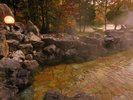 【露天風呂】四季折々の景色とくったり湖の風景を望むレイクイン自慢の露天風呂です。