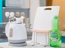 電気ケトル。全部屋に設置しています。